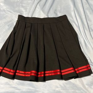 Black Pleated Skirt